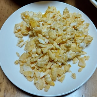 炒り卵 カレー味